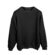 Sweatshirt Siyah Renk Baskısız Oversize Unisex