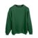 Sweatshirt Yeşil Renk Baskısız Oversize Unisex